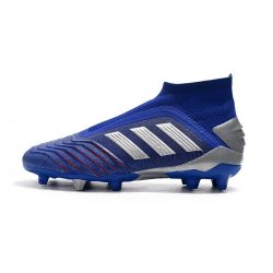 adidas Predator 19+ FG Zapatos - Azul Plata_4.jpg